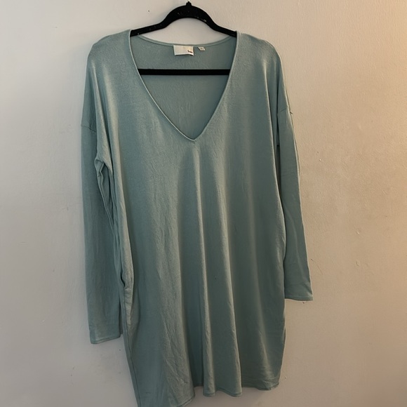 WILFRED TEAL GAIL LONG SLEEVE DRESS - Picture 3 of 10